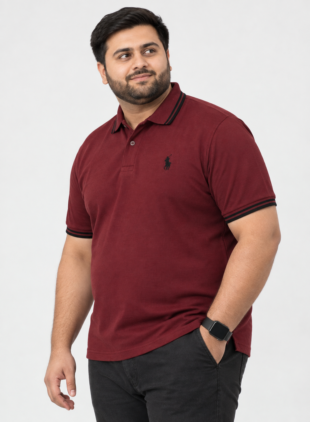 Plus Size (2XL & 3XL) Premium Pique Cotton Polo Shirt