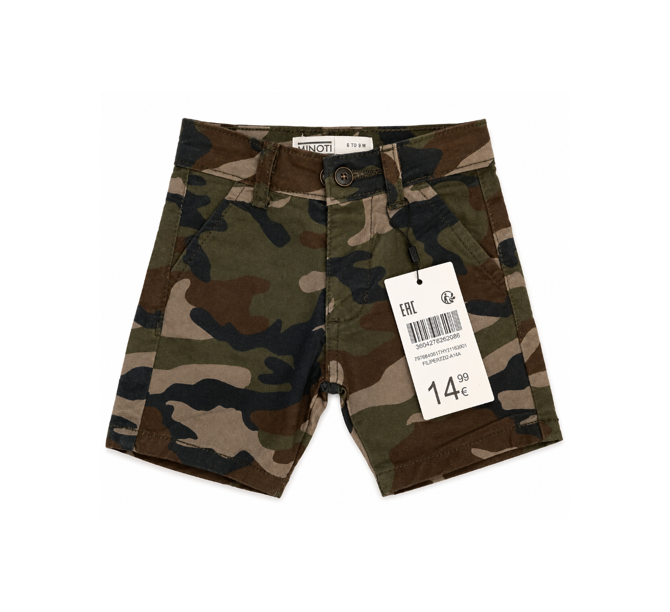Tropical Breeze Toddler Cotton Shorts