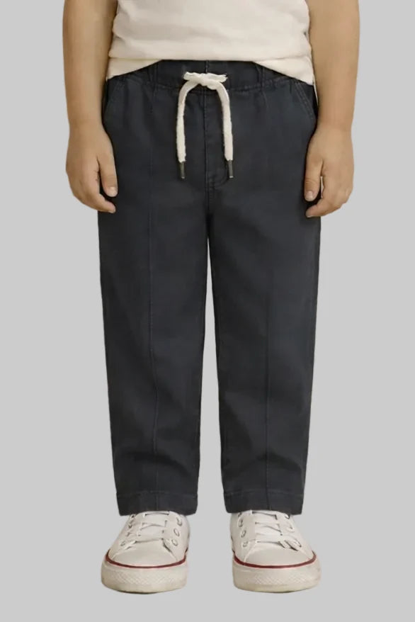 Kids Comfortable Drawstring Casual Pant Style Trousers