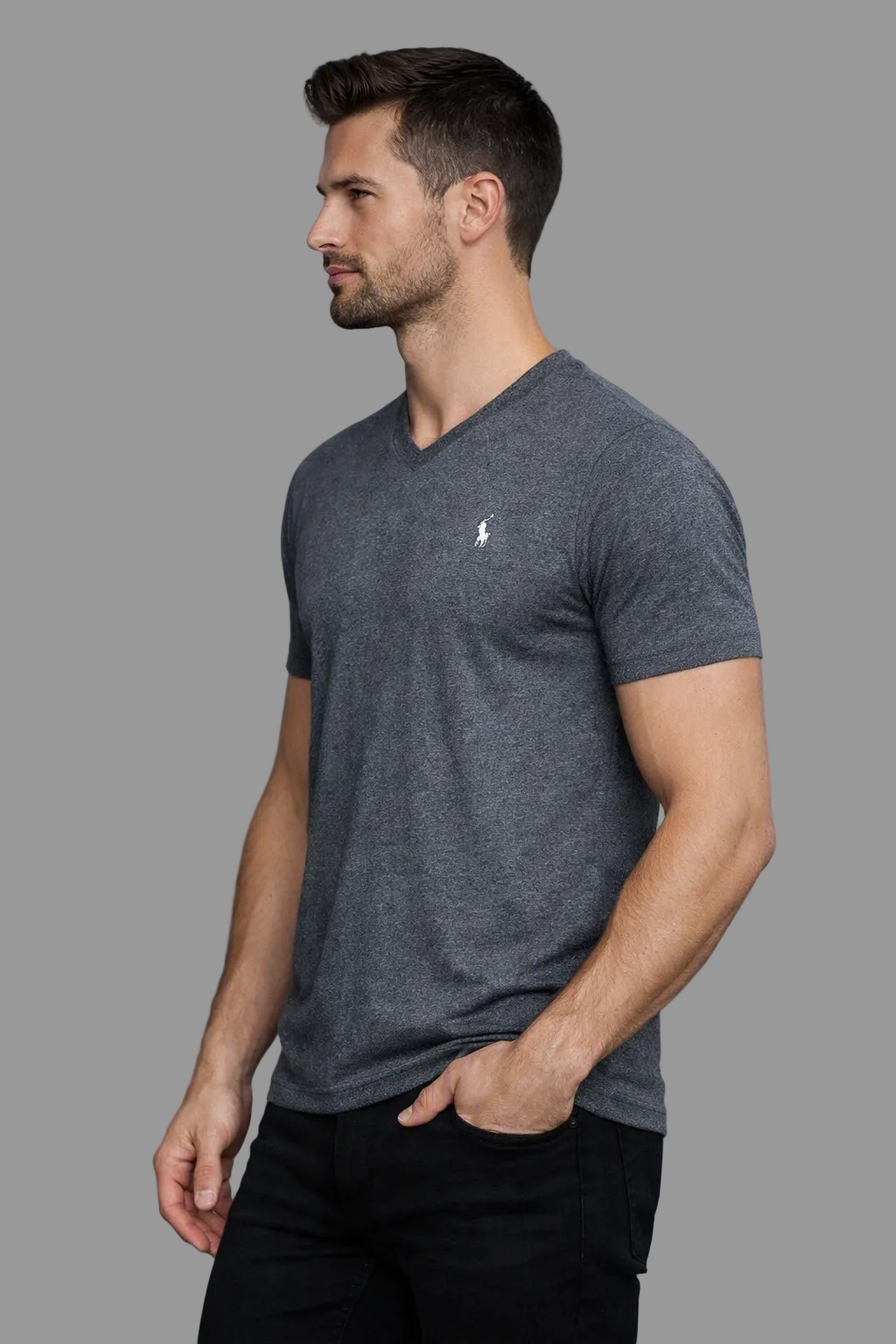 Men Classic Everyday Comfort V‑Neck Tee