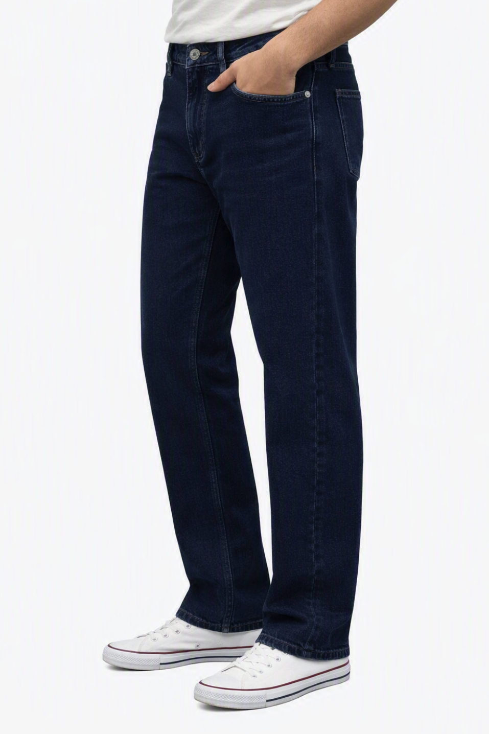 Men's Modern Straight-Leg Casual Jeans
