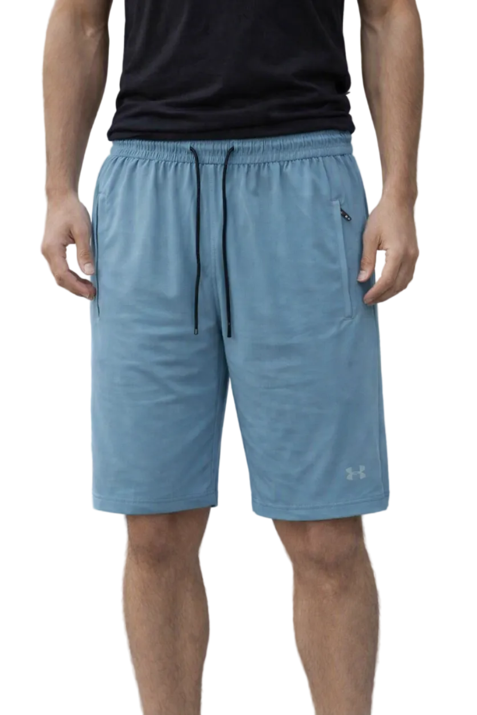 Men's Performance Athletic imported china Shorts with Zipper Pockets