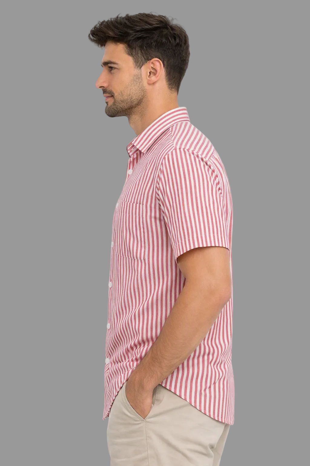 The Summer Breeze Stripe Short-Sleeve Shirt