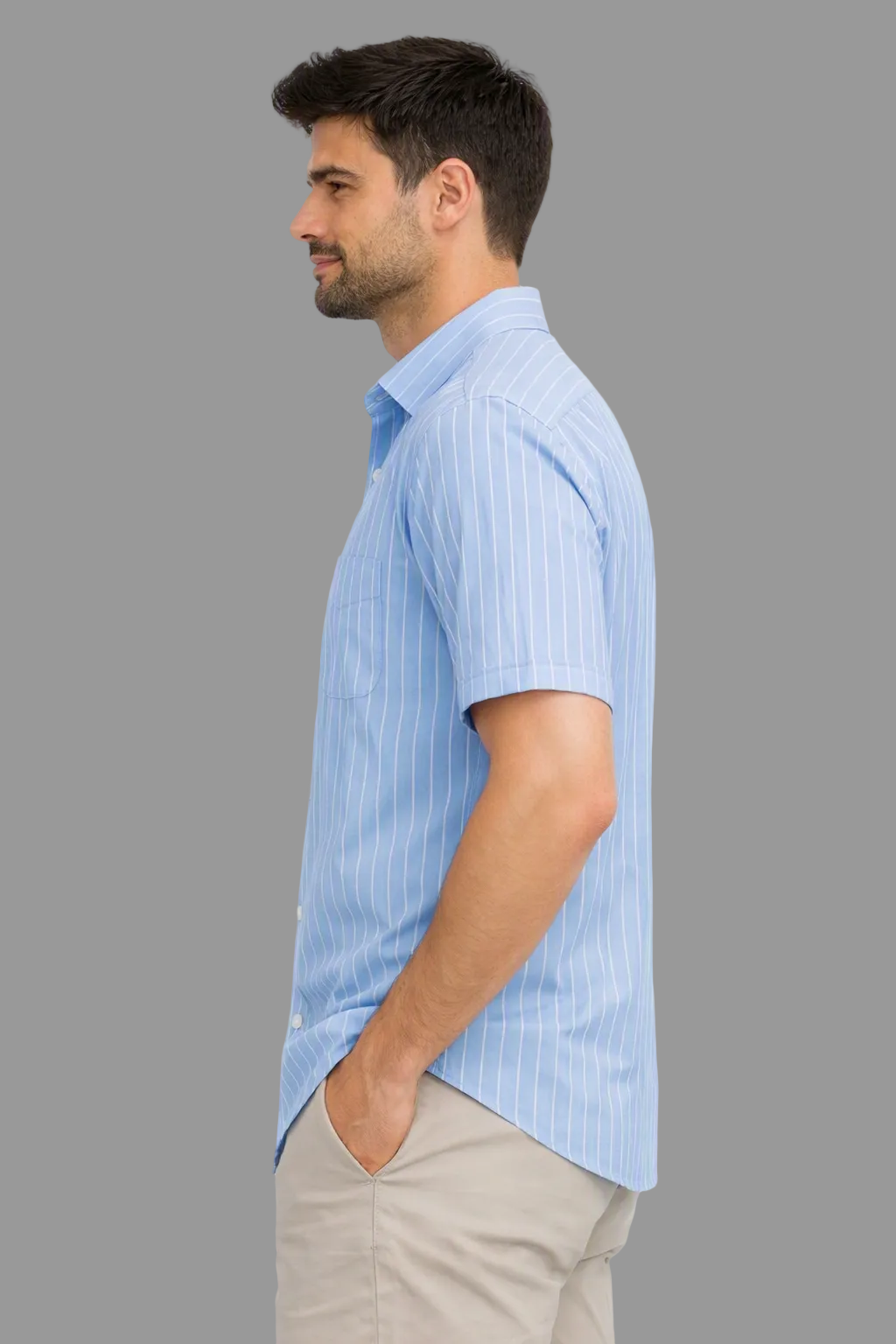 The Summer Breeze Stripe Short-Sleeve Shirt