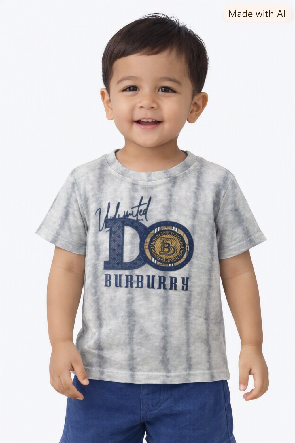 boys Graphic Print Burburry T-Shirt