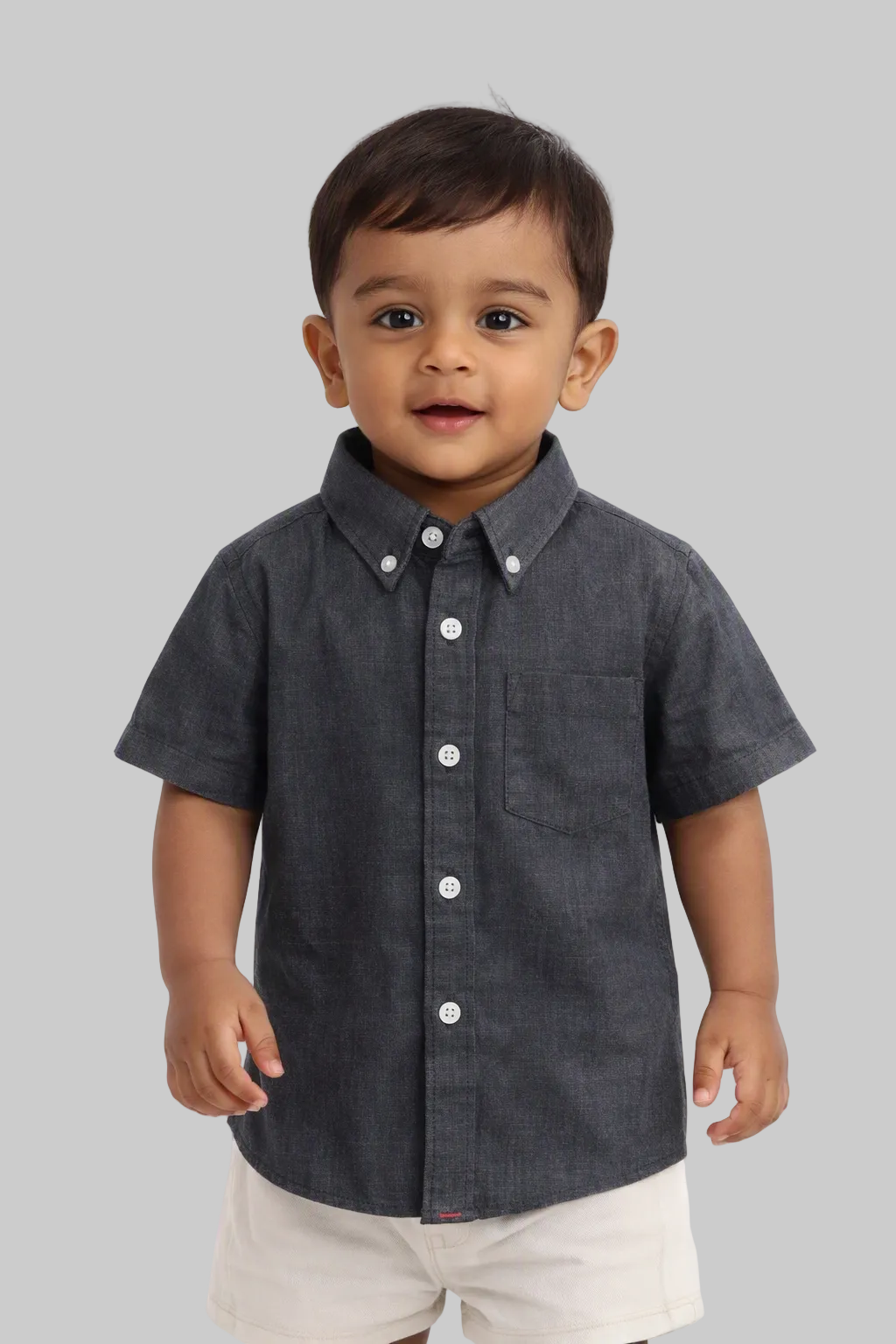 Fun & Colorful Cotton Half-Sleeve Shirts for Little Ones