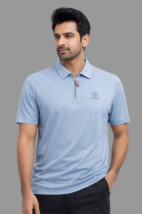 Al Noor Essential Luxury Fit Zip‑Up Polo
