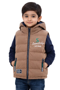 Stylish Sleeveless Jacket for Boys – Warm  Quilted Design