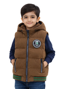Stylish Sleeveless Jacket for Boys – Warm  Quilted Design