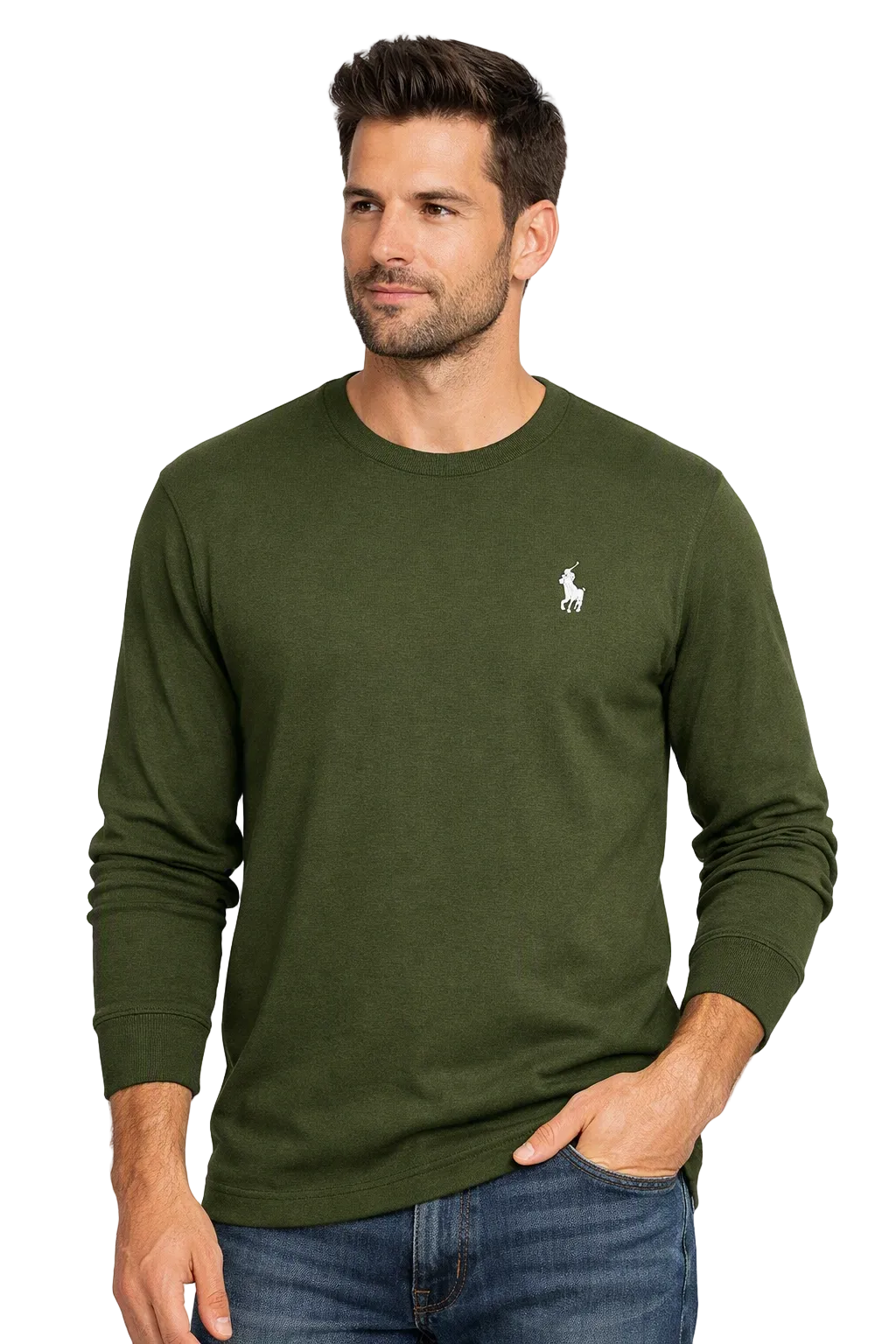 Al Noor Essential Full Sleeve Crew Neck T-Shirt