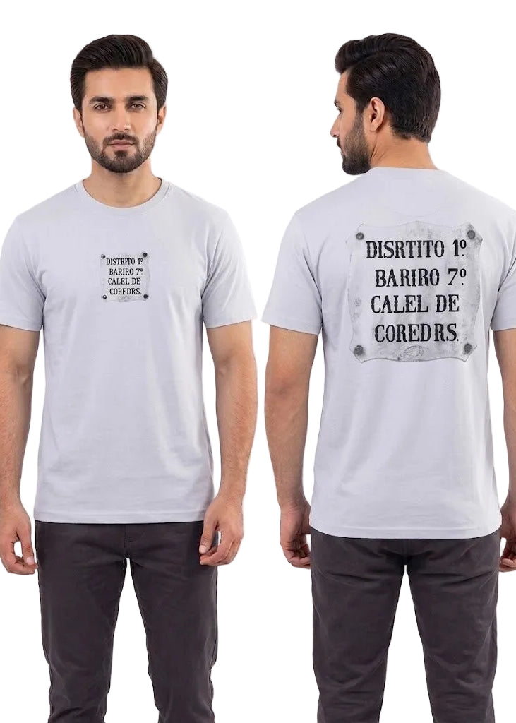 Men’s imported Graphic Front & Back Typography