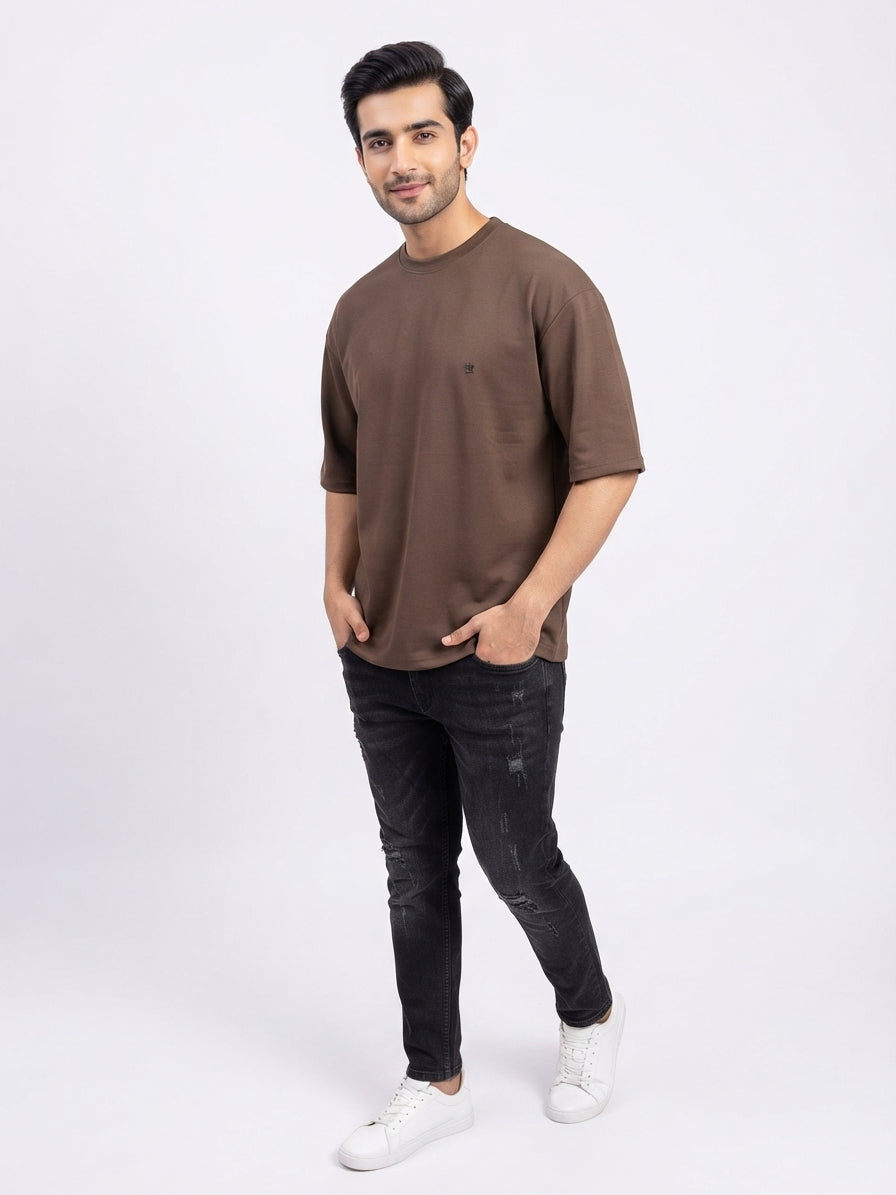 Men’s Classic Drop Shoulder Crew Neck T-Shirt
