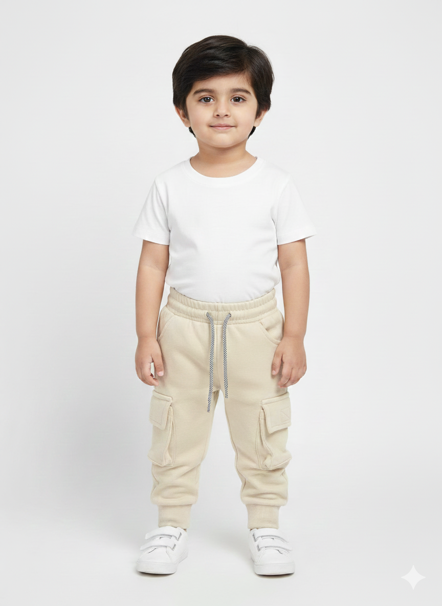 Kids Premium Fleece Jogger Light Blue Trouser
