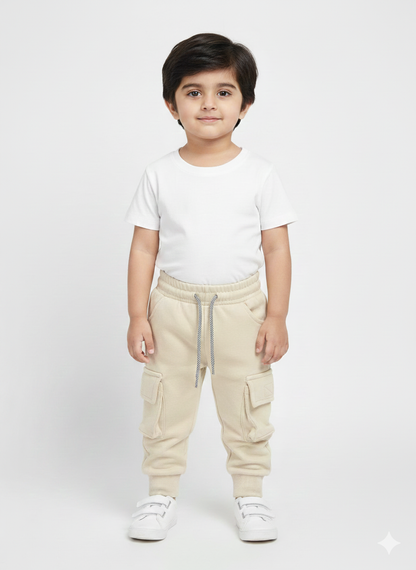 Kids Premium Fleece Jogger Light Blue Trouser