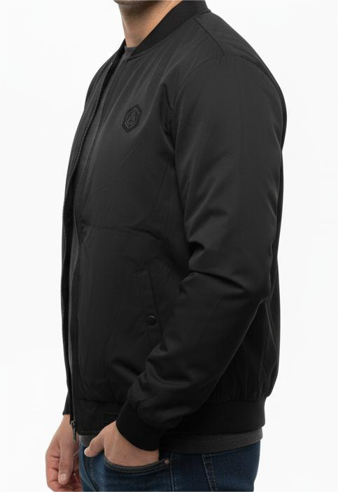 Mens Cotton Black Parachute Jacket