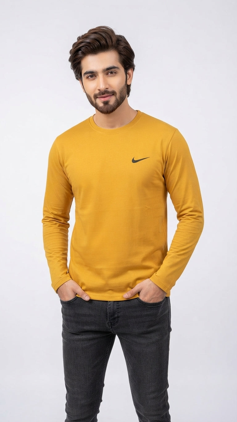 Al Noor Essential Full Sleeve Crew Neck T-Shirt