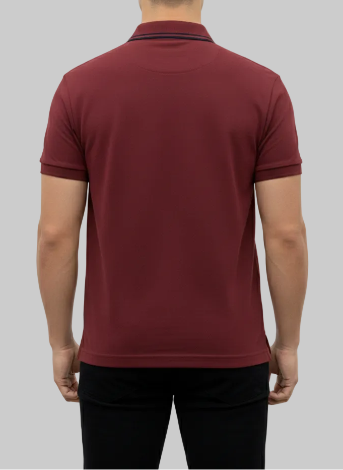 2xl/3xl Maroon Polo T-Shirt