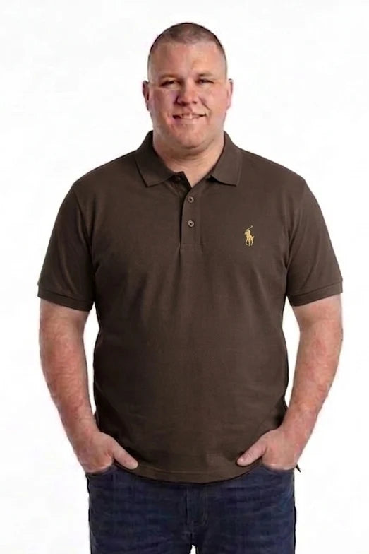 Premium Oversized Small Logo Polo T-Shirts