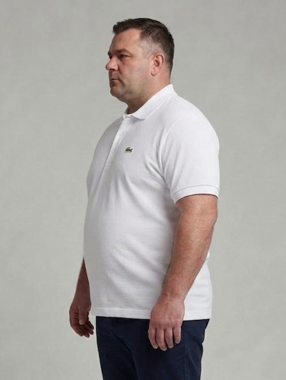 Lacoste Men's Classic Fit Petit Piqué Cotton Polo Shirt - White