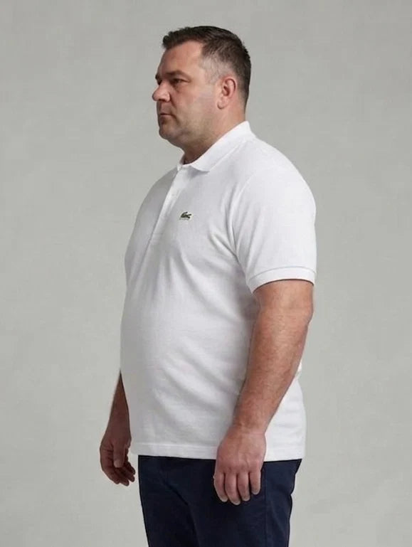 Men's 4XL & 5XL Lacoste-Style Polo Shirts