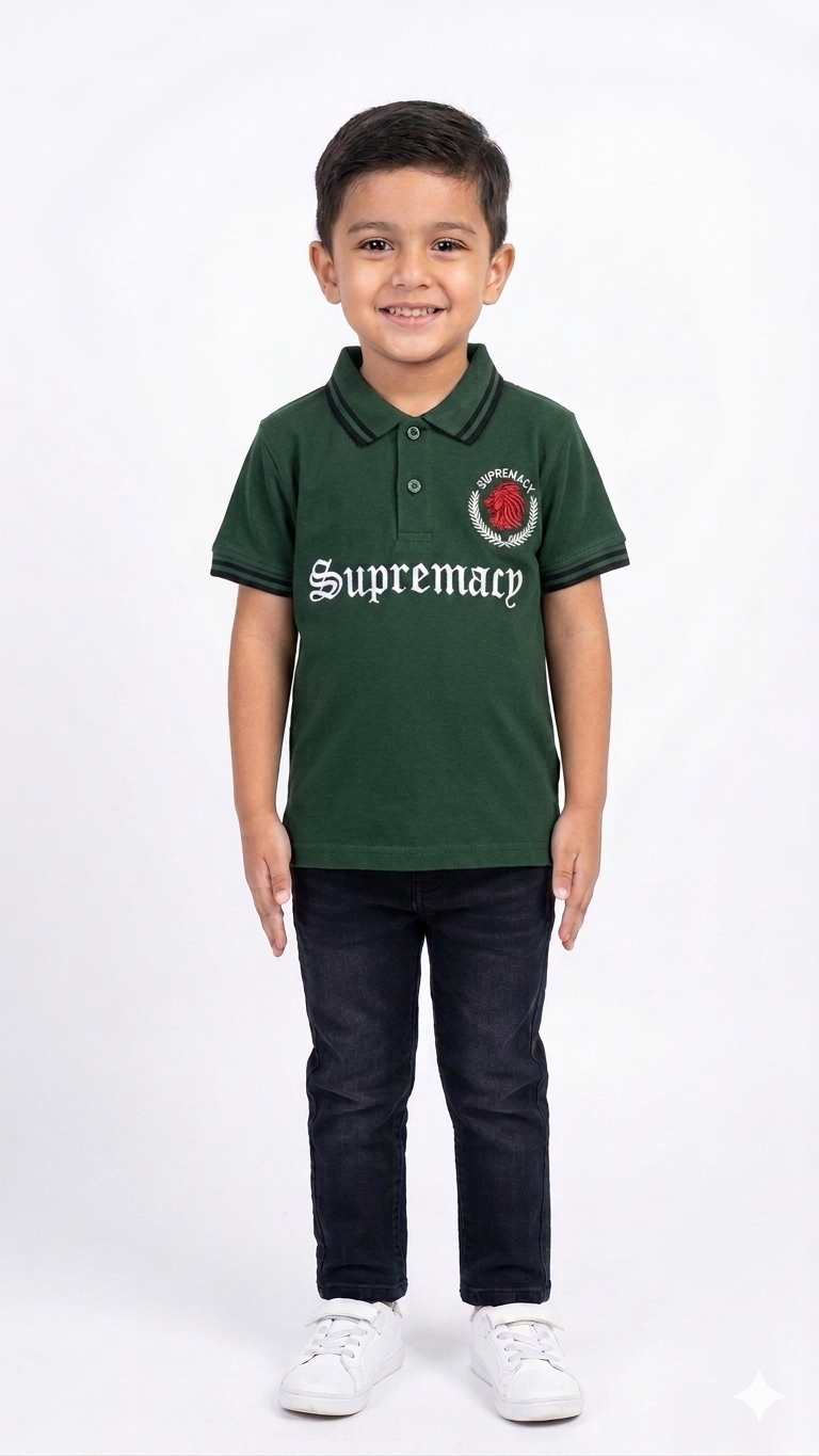 Premium Boys "Supremacy" Polo Shirt