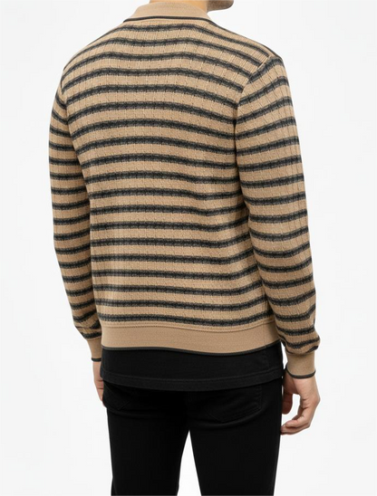 Mens Premium Brown Titch Style Old money Polo