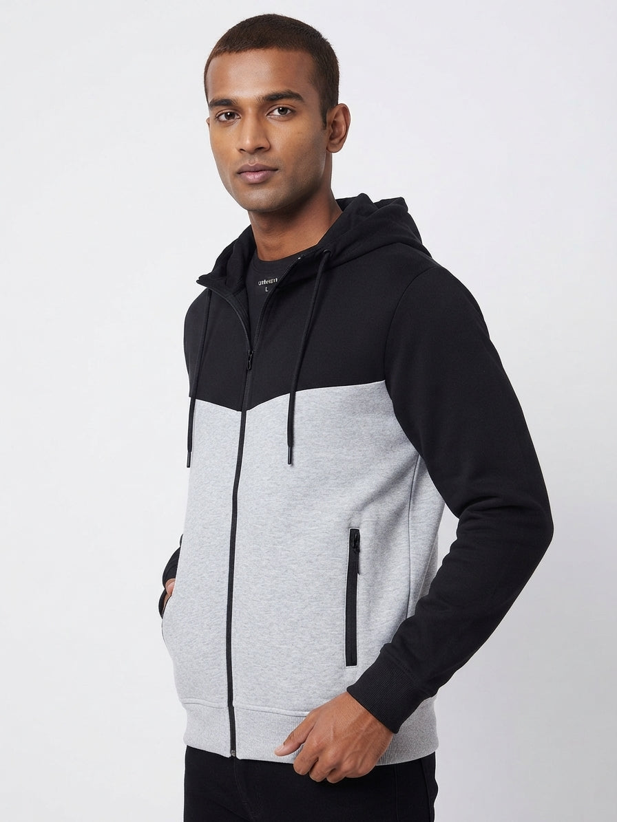 Warm Comfort Hooded Zip‑Up Jacket – Al Noor Clothing