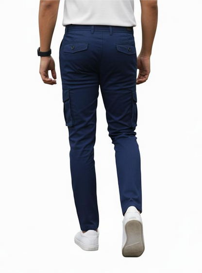 Denim Elegance Jogger Pants
