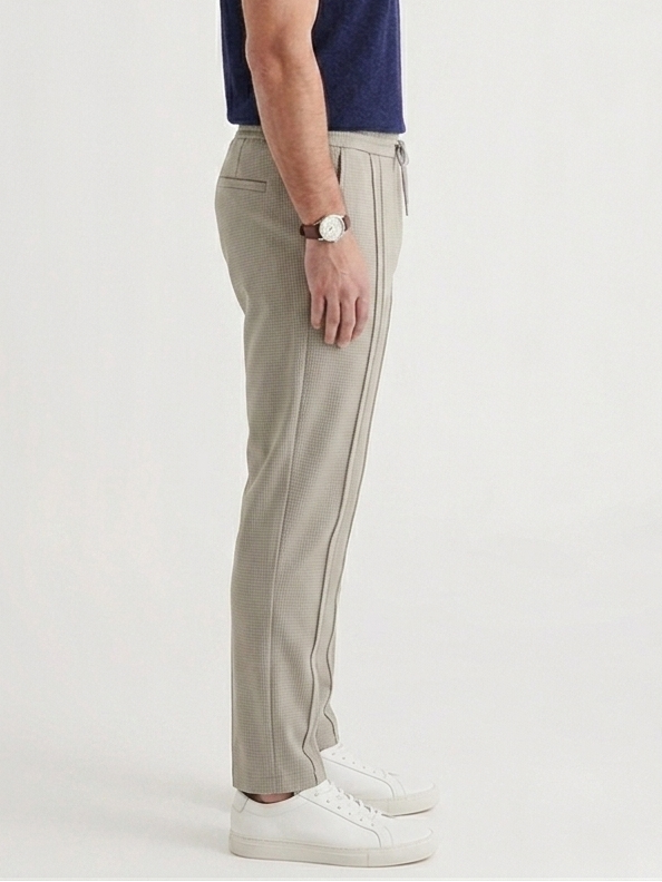 Relaxed Fit Trendy Waffle Trouser