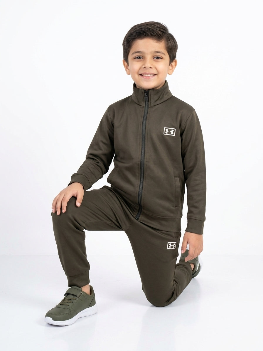 Al Noor Kids’ Cozy Scuba Winter Tracksuit Set