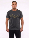 Men’s Premium "Authentic" Graphic T-Shirt – Dark Grey