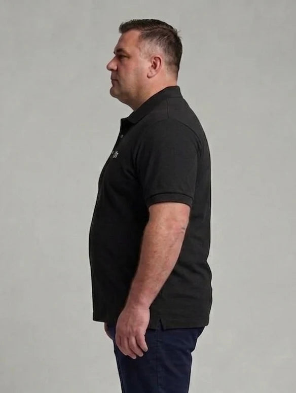 Men's 4XL & 5XL Lacoste-Style Polo Shirts