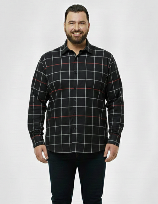 2xl Black Multi Checks