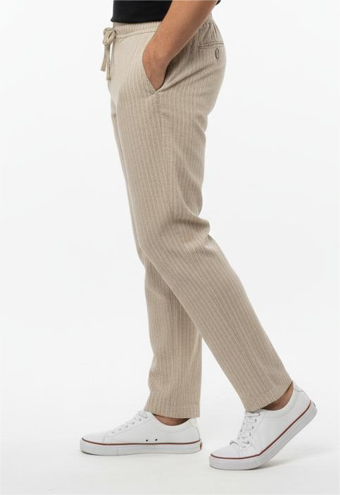 Sleeping Wear Cotton Beige Trouser