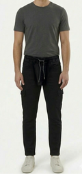Men's Regular-Fit Drawstring Cargo Joggers