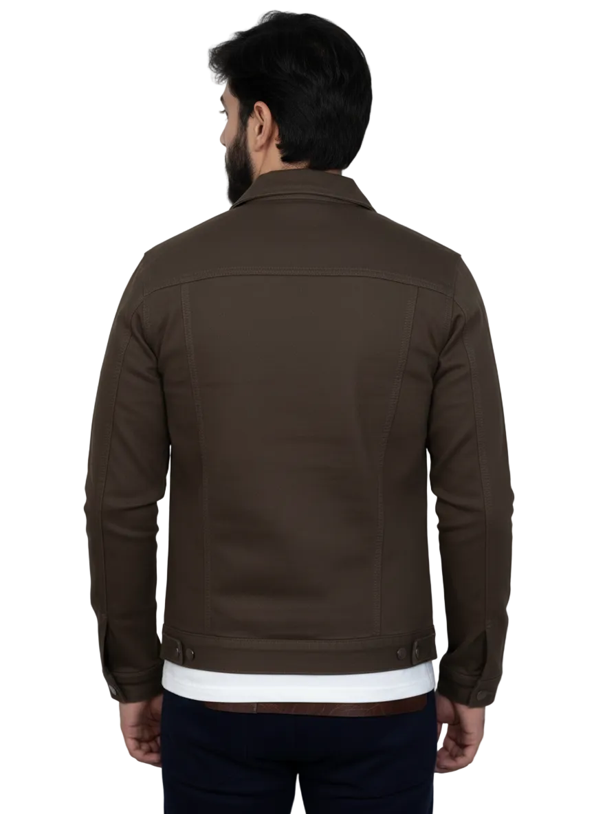 Premium Fresh Brown Jeans Jackets