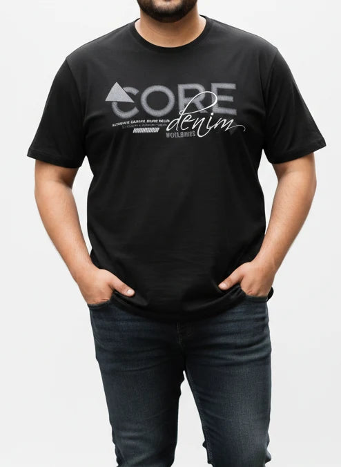 The Core of Comfort: Big & Tall Modern Urban Tee (2XL-3XL)