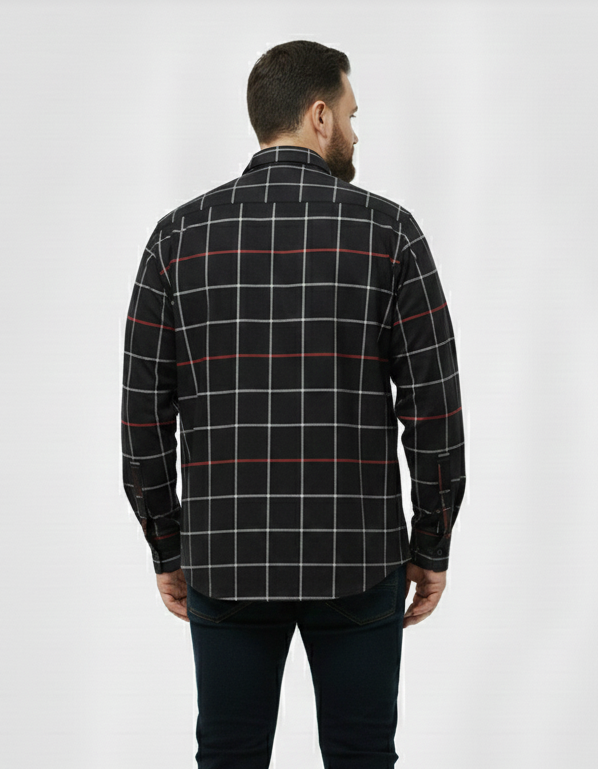 2xl Black Multi Checks