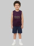 Kids' Casual purple Youth Graphic Tank Top