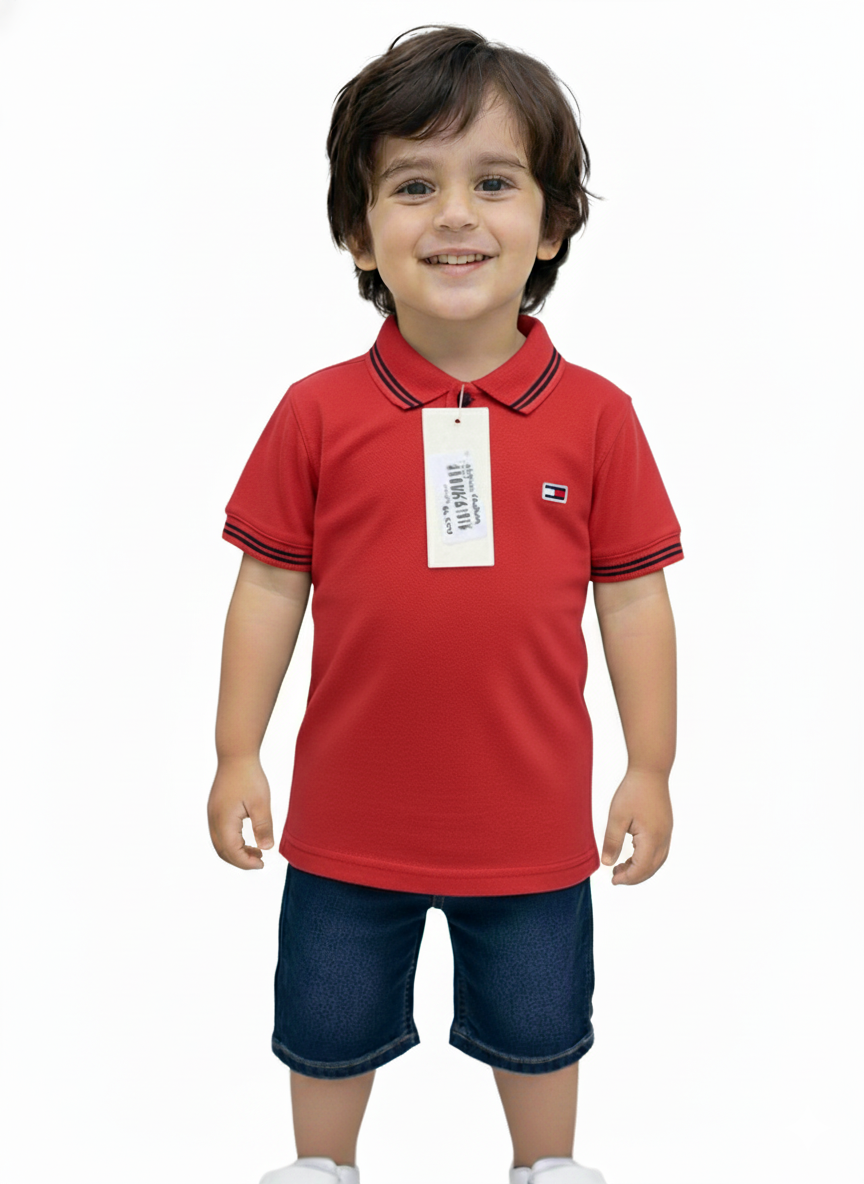 Kids Tommy Polo T shirts