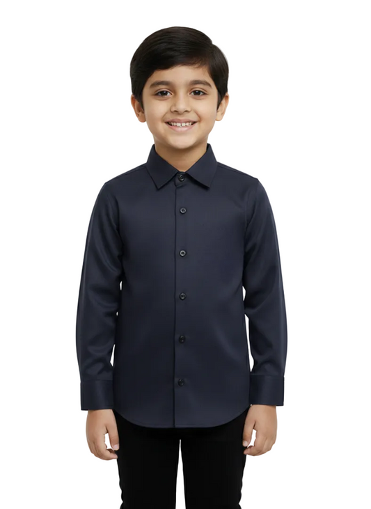 kids premium charcoal grey plan shirt