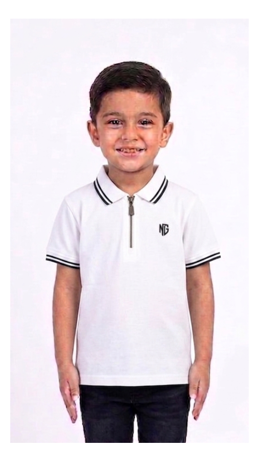Premium Boys' Zipper Polo Shirt