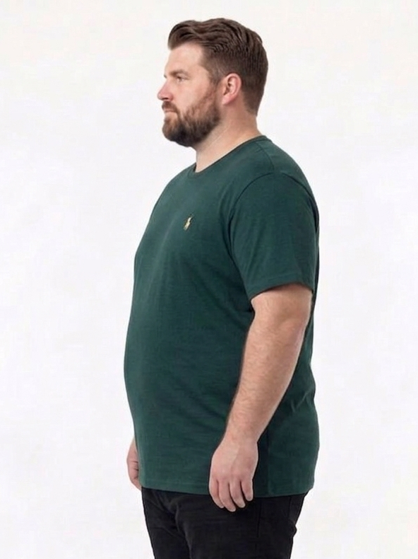 Men's Essential Crewneck Tee - Forest Green