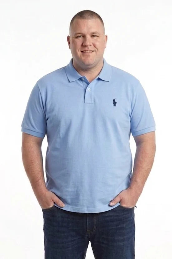 Premium Oversized Small Logo Polo T-Shirts