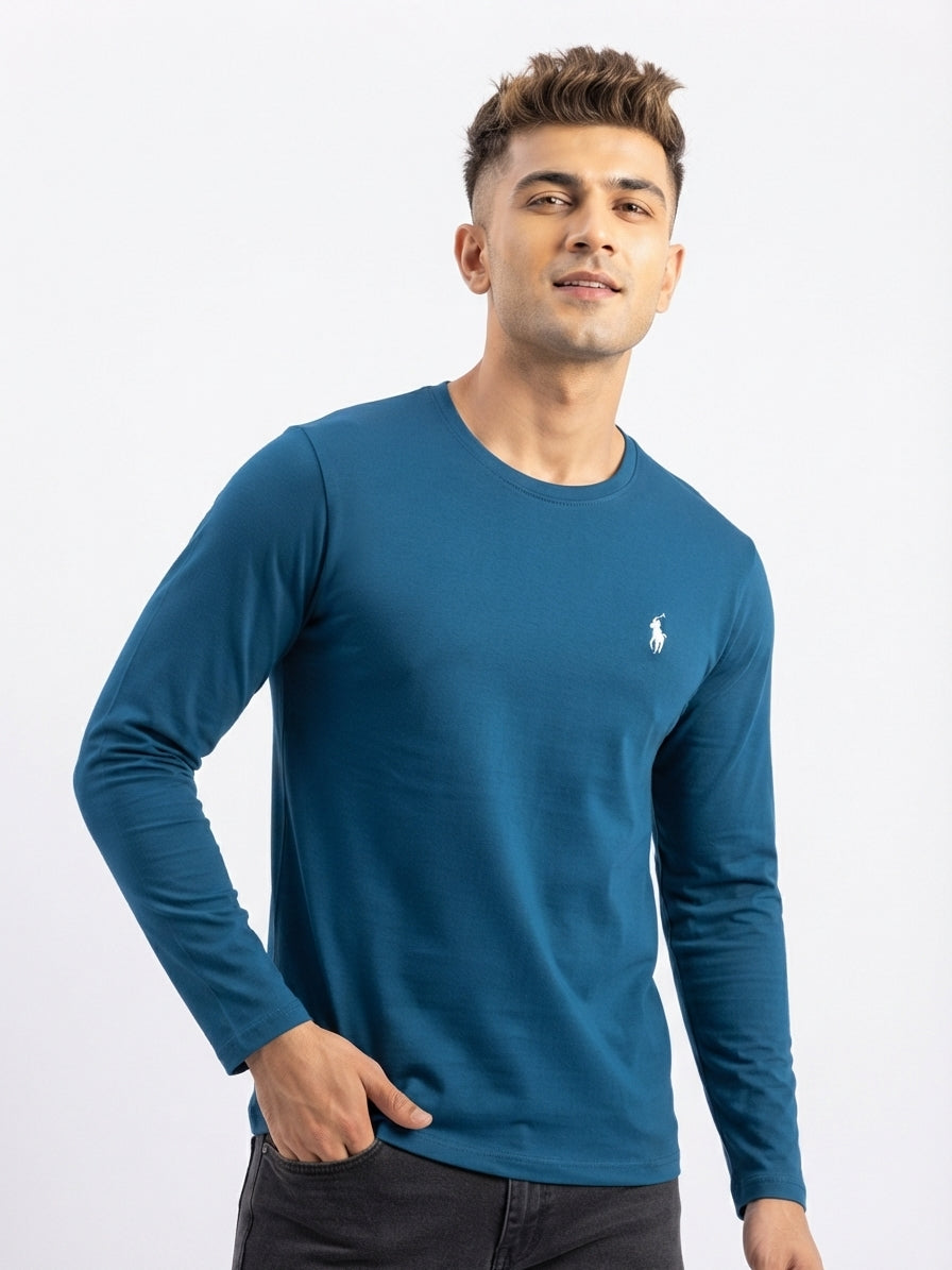 Al Noor Essential Full Sleeve Crew Neck T-Shirt