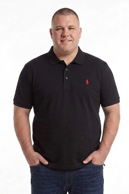 Ralph Lauren Iconic Pique Polo Shirt in Black