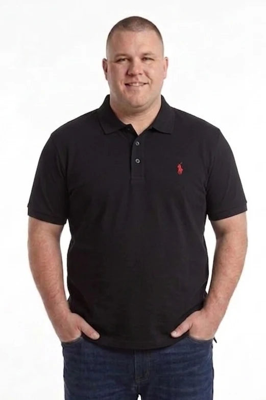 Premium Oversized Small Logo Polo T-Shirts