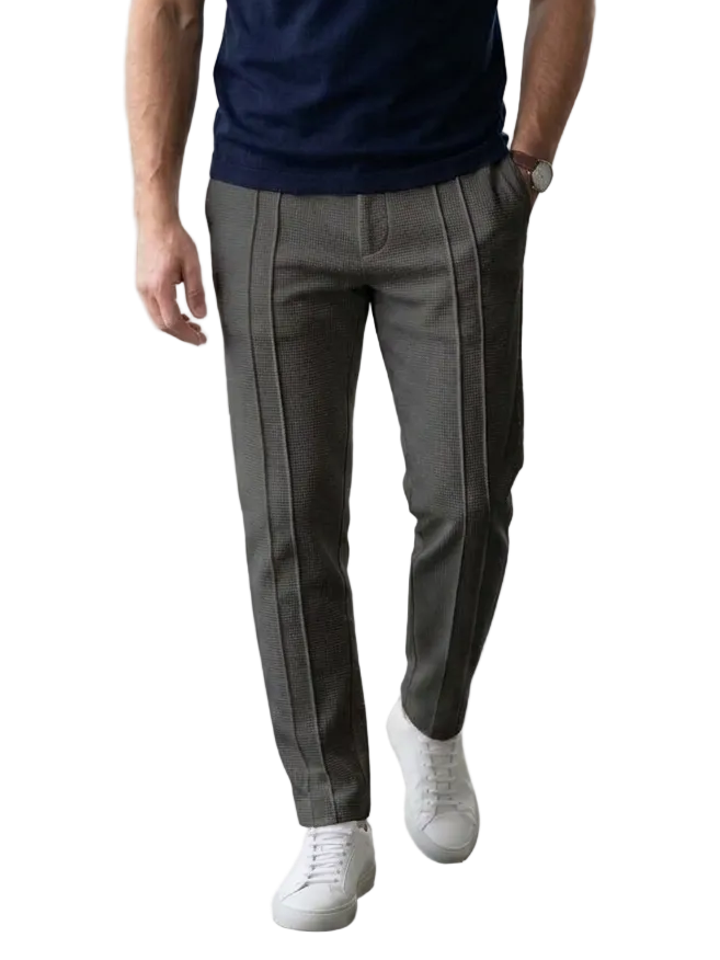 Relaxed Fit Trendy Waffle Trouser