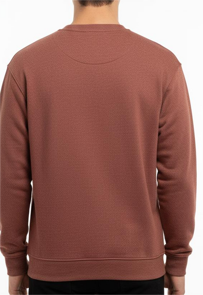 Plus Size Rust Brown Sweat Shirt