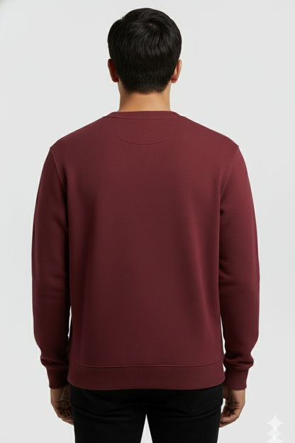 Plus Size Maroon Sweat Shirt
